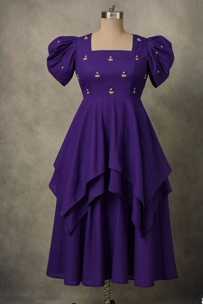 Buy Purple Maggam Work Customized Long Frock Gown Online Designer Ethnic Wear 685x1024