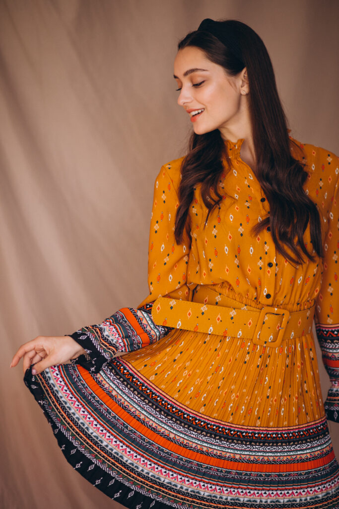 Young Woman Beautiful Yellow Dress 1 683x1024
